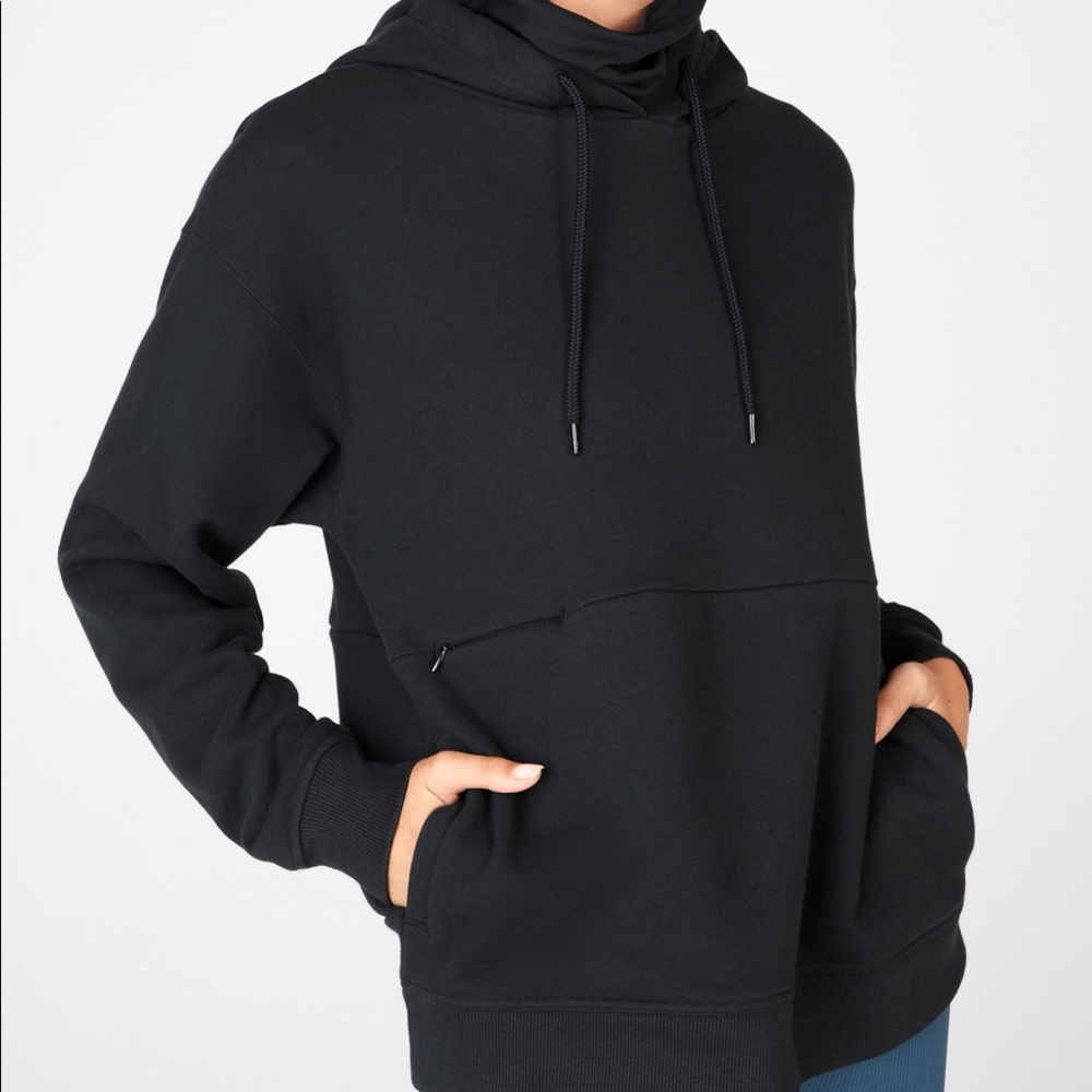 NWT Fabletics Fallon Face Cover Hoodie